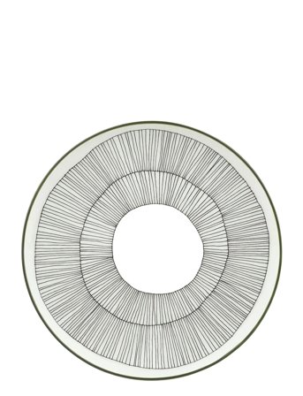 Marimekko Home Kukat Puhkeavat Plate 20 Cm - White - Ø 20 CM