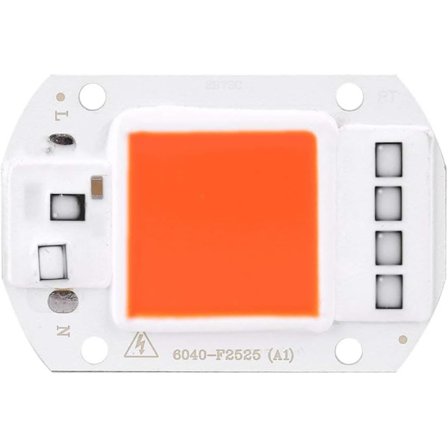 Fdit LED COB -lamppuvalo AC 220V Valonlähde DIY LED -valonheittimelle Tulvavalo Energialamppu 50W (oranssi)