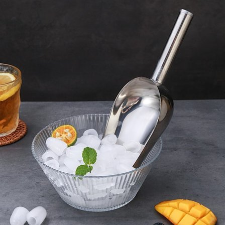 1 is/isskje for knust is og isterninger, perforert, rund