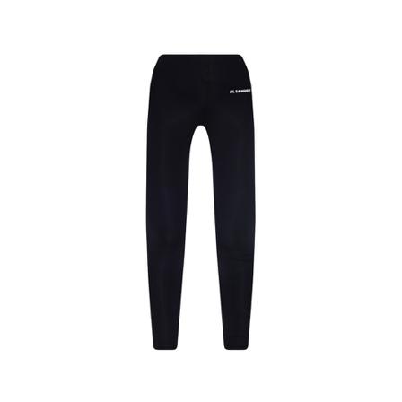 Jil Sander Leggings with logo Sort, Dame