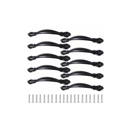 Alumiininen kaapinnuppi Musta keittiön ovennuppi Keittiön kaapin oven tarranuppi Keittiöön Kylpyhuoneeseen Lipastoon Yhtä suuri reikäetäisyys 96mm