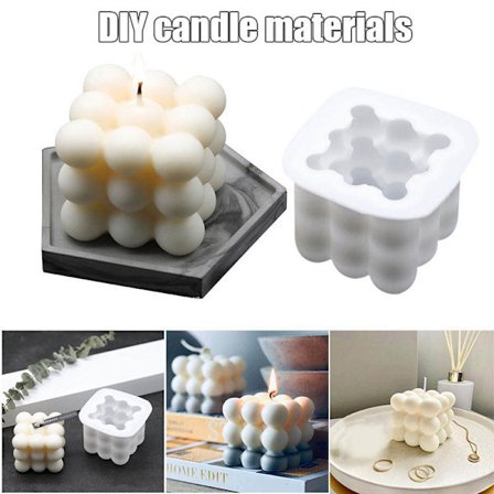 2 stk. form 9*9 kugler form multifunktionel blød håndværksbageform til kage Chokolade aromaterapi A