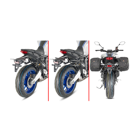 Supports Latéraux Givi TR Remove-X - Yamaha MT-09 SP 2021-2022