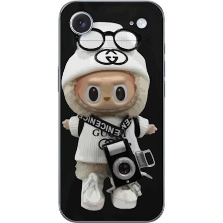 Kompatibelt Mobilskal till Apple Apple iPhone 17 Air Stilren designerfigur med kamera och streetwear, lekfull samlarfigur i trendig urban estetik och