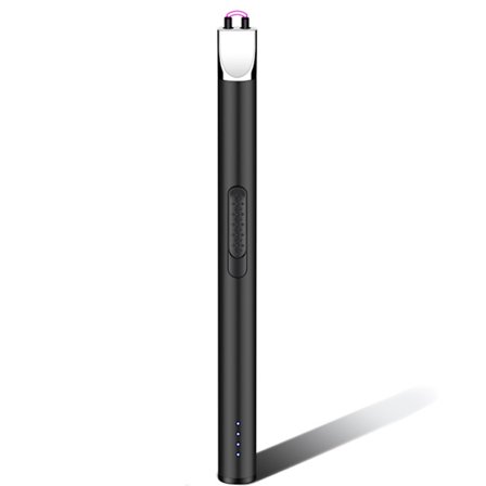 Elektrisk lysestage lighter, vindtæt flammeløs USB genopladelig plasma lysbue lang lighter til grill fyrværkeri køkken camping