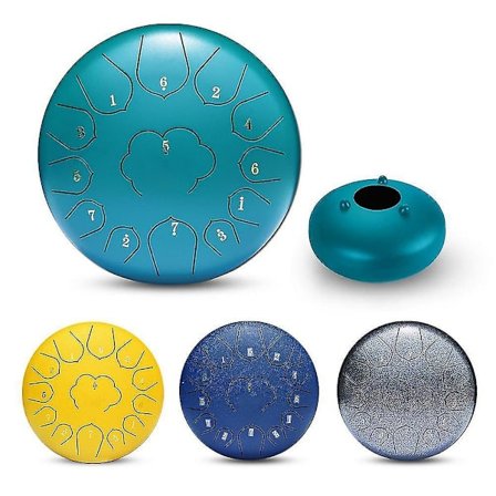 New 12-inch Mini Drum 13-tone Steel Tongue Drum Suite