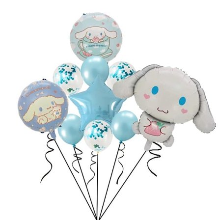 10 stk. Cinnamoroll Folieballongsett Bursdagsfest Utstyr Dekorasjon