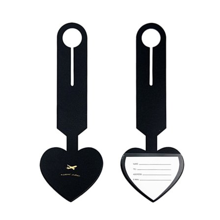 Resväska Bagage Hjärtmärke Enkel Väska Hänge Namn ID Adress Inbjudningsetikett Bagage Ryggsäck Taggar Resetillbehör