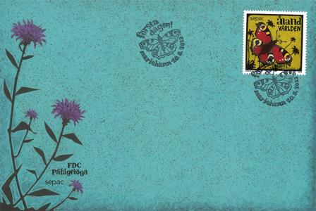 Åland - Sommerfugl - Førstedagskuvert