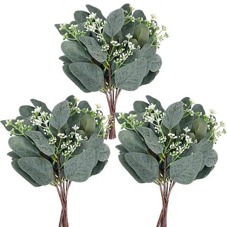 20 stk. Kunstige Planter Udendørs Kunstige Potteplanter Falske Planter Grønne Realistiske Kunstige Planter til Hjem Kontor Hus Skrivebord Grønt 