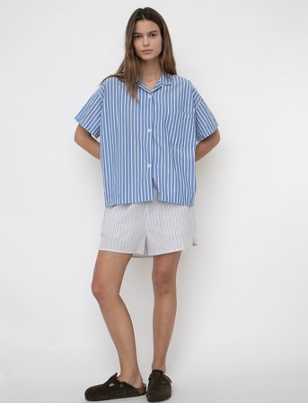 STUDIO FEDER Jasmin Shorts - Poplin - White - XS
