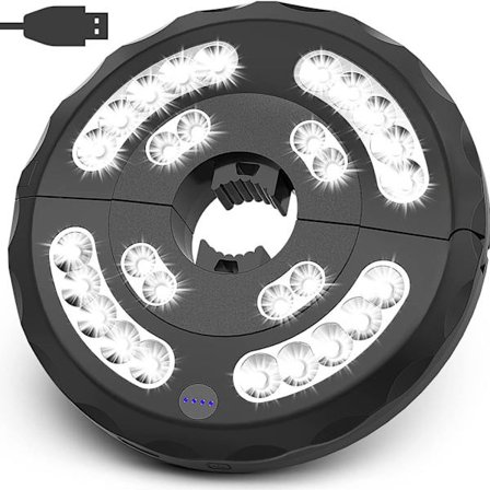 Parasol Lys, 28 LED Parasol Lys 3 Tilstande Genopladelig Belysning Sol