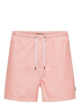 ONLY & SONS | Onsted Stripe Seersucker Swim Noos | XS