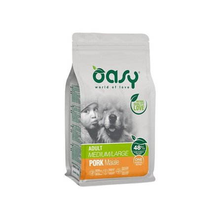 Oasy One Animal Protein Adult Medium & Large Con Maiale Per Cani