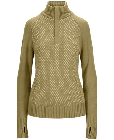 Tufte Wear W Robin Low Half Zip Khaki