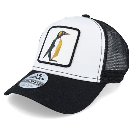 Iconic - White trucker Gorra - Geometry Penguin Patch White/Black Trucker @ Hatstore