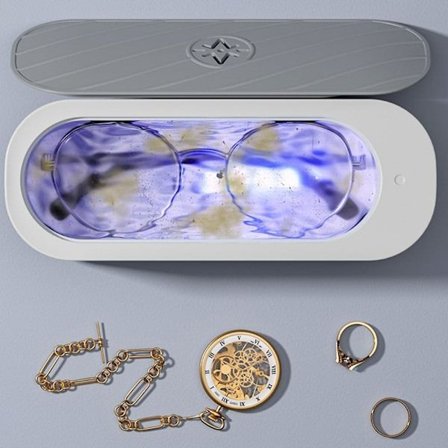 Rengjøring av smykker og briller (ultralyd)