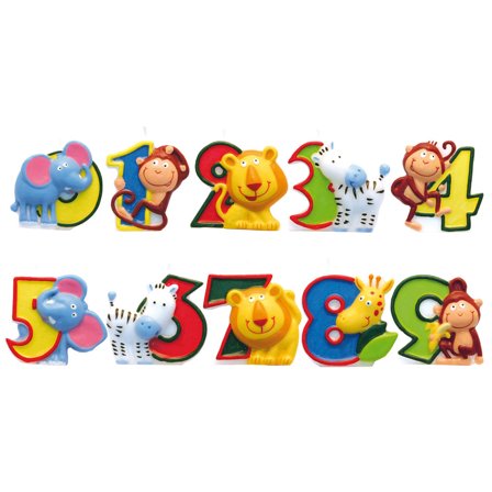 Numerokynttilä Safari