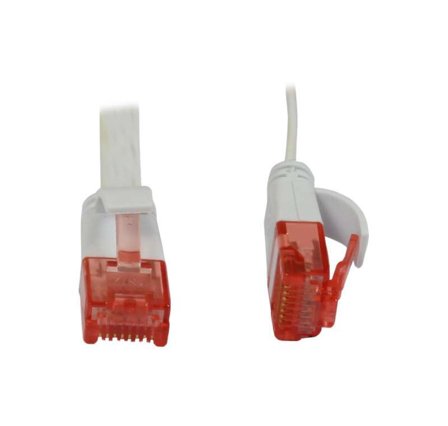 SYNERGY \Patchkabel RJ45 UTP(U/UTP).10m weiss, CAT6, PVC, Flach, Synergy 21,