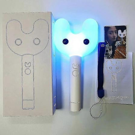 Ny Kpop Newjeans Lysstav med Bluetooth Håndlampe Gidle Koncert Hiphop Party Nj Lysstav Fluorescerende Samling Legetøj