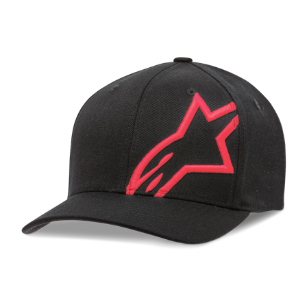 Kappe Alpinestars Corp Shift 2 Flexfit Schwarz/Rot S/M