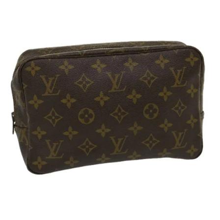 Louis Vuitton Vintage, Brown Canvas Louis Vuitton Trousse Toilette Bruin, Dames, Maat:ONE Size