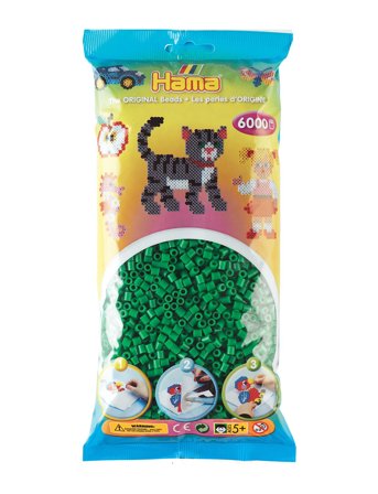 Hama Midi Beads 6000 Pcs Green - Multi/patterned - ONE SIZE