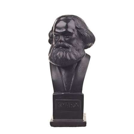 Sten byste statue skulptur tysk filosof sosialist Karl Marx 12 cm