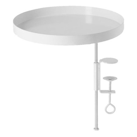 Rundt plateau til vindueskarme - Hvid - Størrelse L - D 24 cm