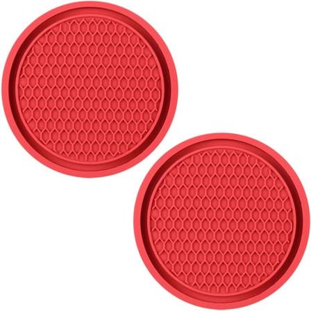 (Rød)Korkesett med 2, Universal Rund Kork Kreativ Bil PVC