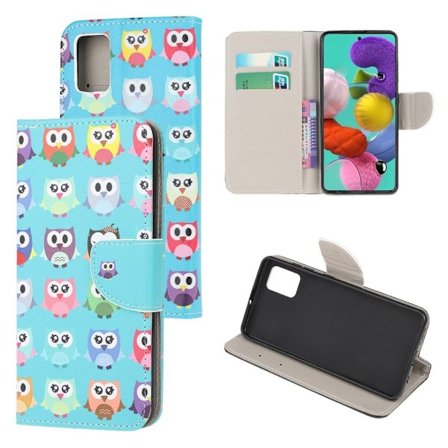 Wonderland Samsung Galaxy A51 etui – Søde Ugler