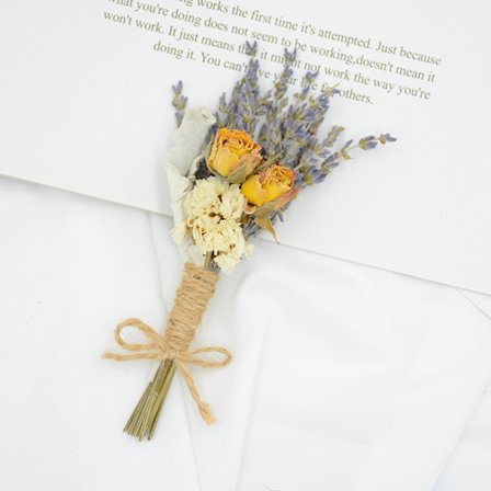 Evig Blomst Tørket Blomst Festival Gave Mini Liten Blomsterbukett Aromaterapi Flaske Brystblomst