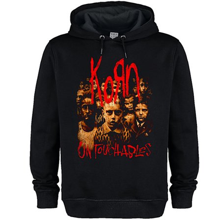 Amplified Dam/Dam Untouchables Korn Hoodie XL Svart