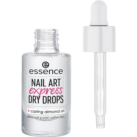 Essence Nail Art Express Dry Drops Transparent, Makeup, Neglepleje, Neglebåndspleje