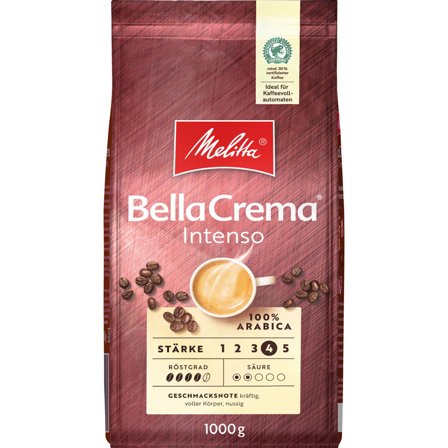 Melitta Kaffebønner Bella Crema Intenso 1 kg | KitchenOne