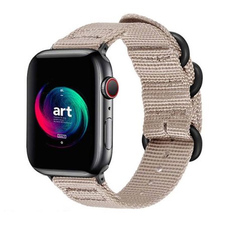 Apple Watch 1/2/3/4/5/6/7/katso 42/44/45 Nylon -rannekoru Nato -rannekorut