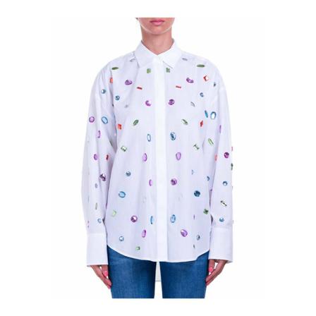 Msgm Shirt Hvid, Dame Skjorter