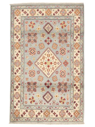 Alfombra Oriental Kazak Fine 117X190 Marrón/Amarillo (Lana, Afganistán)