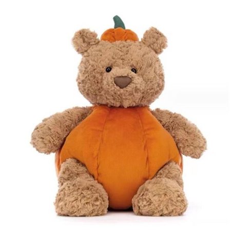 Halloween 14" Pumpa Plysch Nalle