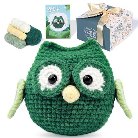 Virkningssats för nybörjare Crochet Animal Kit 08 08