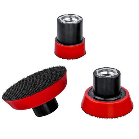 3 st slippappar 25 mm 50 mm 75 mm M14 slippappar med kardborreband slippappar poleringsplatta för borrvinkelkvarn