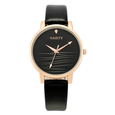 Watch vintage romersk siffra Analog urtavla Second Hand Under Urtavla Guld Boett i rostfritt stål Case