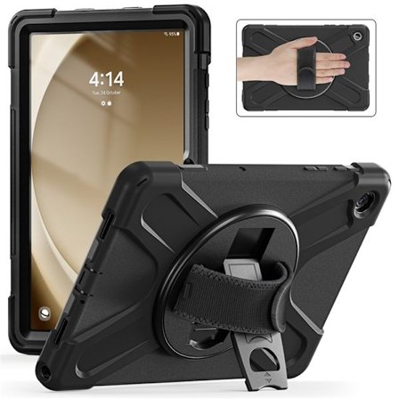 Mobilskal till Galaxy Tab A9 Plus Silikon Rotary Kickstand