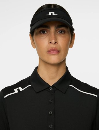 J. Lindeberg Attain Visor - Black - ONE SIZE