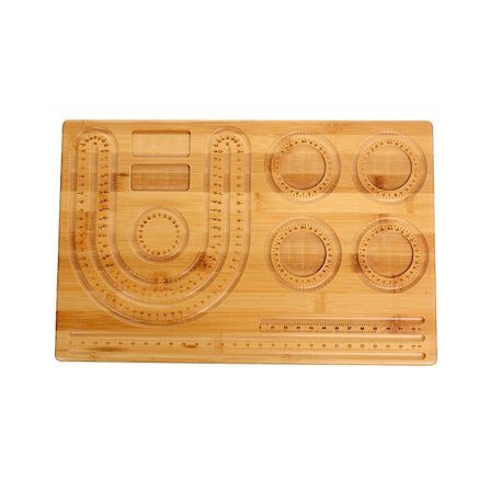 Puinen helmilaudasta, kaulakorun helmiä korujen järjestäjä lokero DIY koruja rannekkeen valmistus Tra