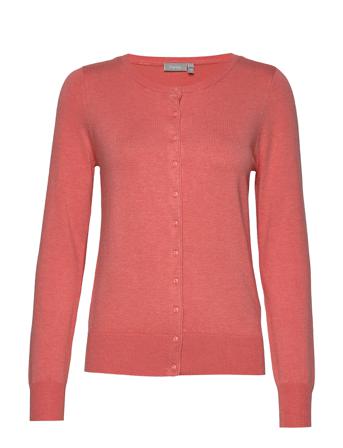 Zubasic 60 Cardigan Essentials Stickad Tröja Cardigan Rosa Fransa
