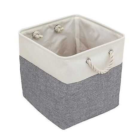 Stor oppbevaringsboks i kubeform, sammenleggbar, for barnehage, hjem, skap