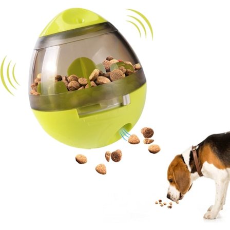 Hundegodteri Ball, IQ Godteri Dispenser Hundeleke, Interaktiv Matpuslespill