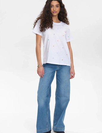 Nümph Nusumi T-Shirt - Gots - White - XS