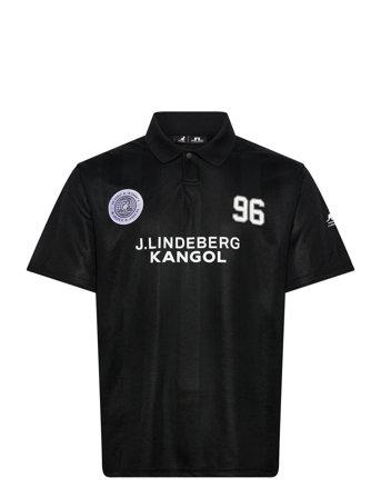 Paul Football Jersey Sport Men Sport Clothing Sport Tops Sport Polos Sport Short-sleeved Polos Black J. Lindeberg